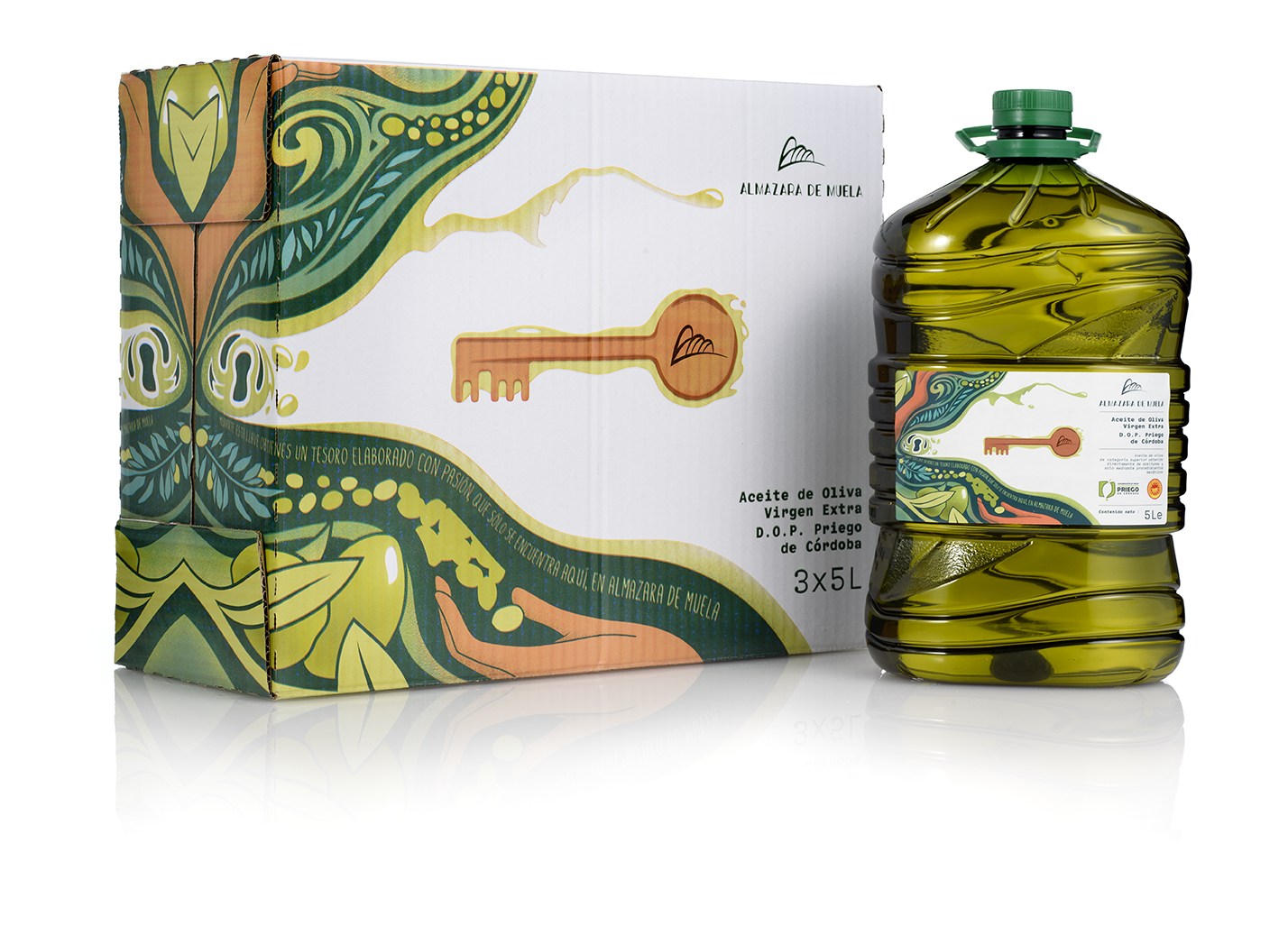 Aceite de oliva virgen extra almazara de muela especial cosecheros aceite verde nueva cosecha